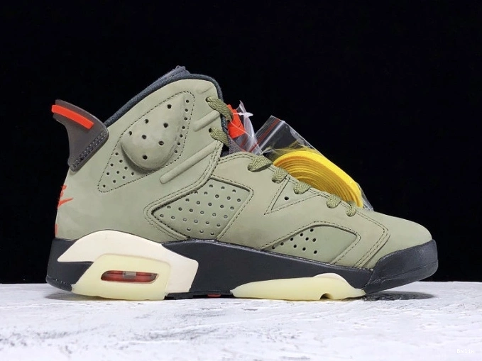 Bmlin Medium 6 Jordan Olive x Scott Air CN1084-200 Travis 0706